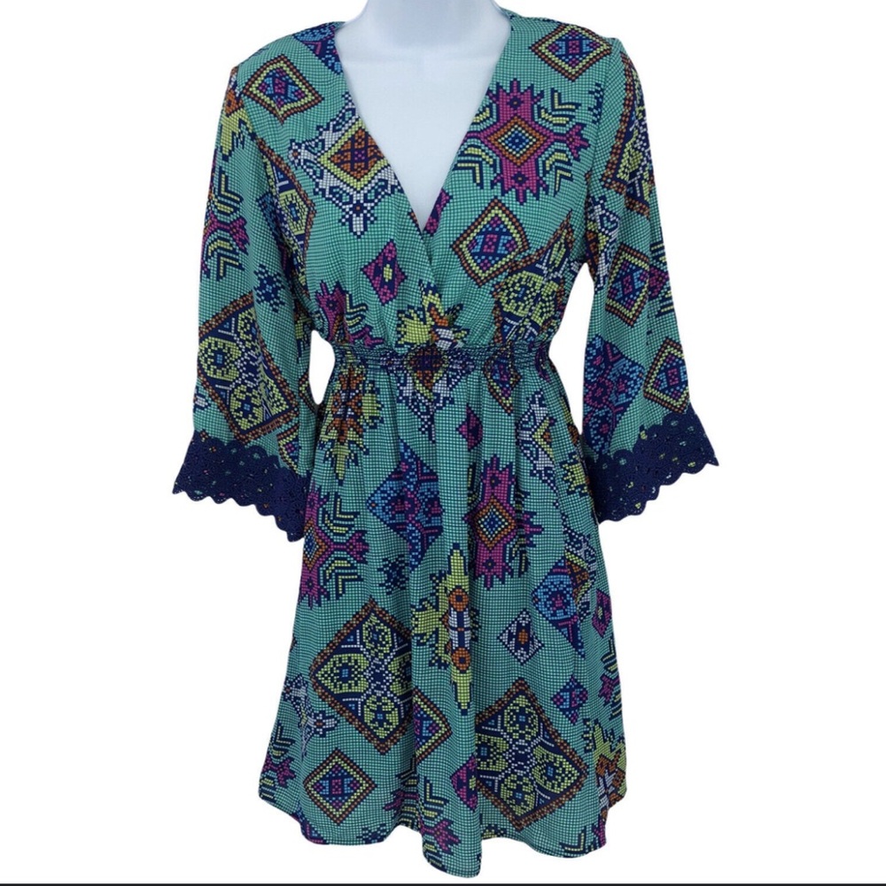 Women’s geometric dress Judith March
